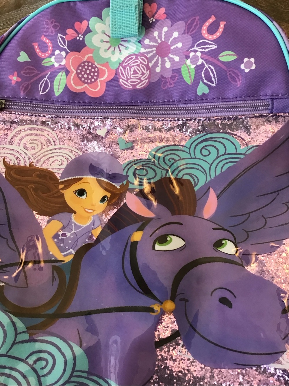 Princess Sofia the First backpack with Mimimus RARE